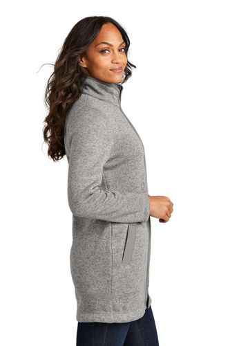 Port Authority Ladies Arc Sweater Fleece Long Jacket  image thumbnail