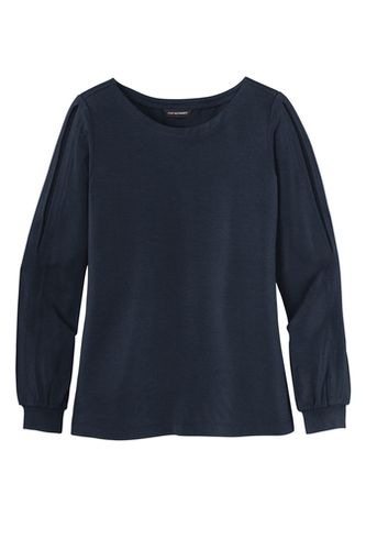 Port Authority Ladies Luxe Knit Jewel Neck Top image thumbnail
