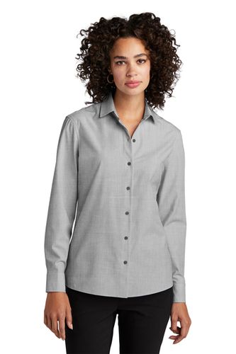 MERCER+METTLE Women's Long Sleeve Stretch Woven Shirt image thumbnail