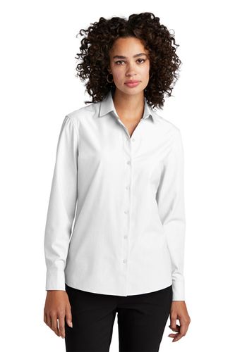 MERCER+METTLE Women's Long Sleeve Stretch Woven Shirt image thumbnail