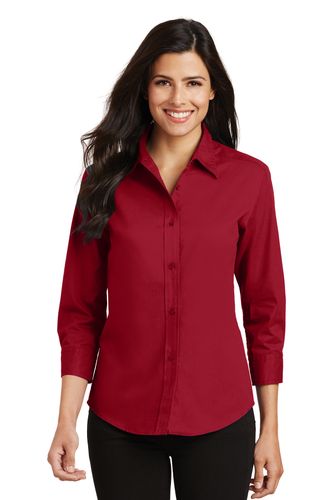 Port Authority Ladies 3/4-Sleeve Easy Care Shirt image thumbnail