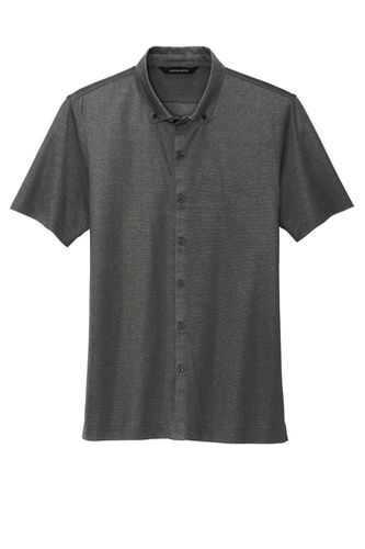 Mercer+Mettle Stretch Pique Full-Button Polo image thumbnail