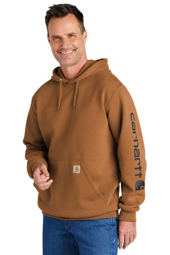 Carhartt Midweight Hooded Logo Sweatshirt  image thumbnail