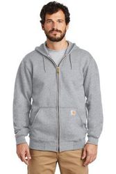 Image of Carhartt Midweight Hooded Zip-Front Sweatshirt. 