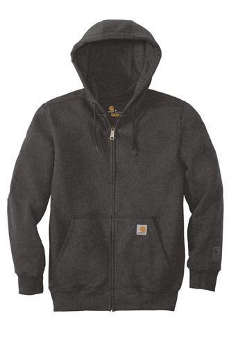 Carhartt Rain Defender Paxton Heavyweight Hooded Zip-Front Sweatshirt.  image thumbnail