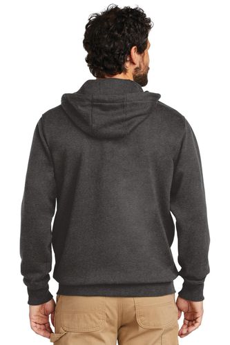 Carhartt Rain Defender Paxton Heavyweight Hooded Zip-Front Sweatshirt.  image thumbnail