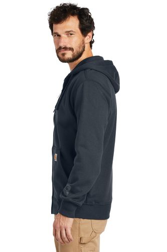 Carhartt Rain Defender Paxton Heavyweight Hooded Zip-Front Sweatshirt.  image thumbnail
