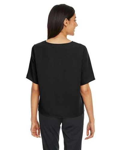 Devon & Jones Women's Perfect Fit™ Tie Front Blouse image thumbnail