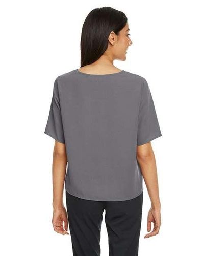 Devon & Jones Women's Perfect Fit™ Tie Front Blouse image thumbnail