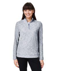 Image of North End Women's Eclipse Jacquard Quarter-Zip Pullover