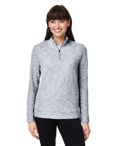 North End Women's Eclipse Jacquard Quarter-Zip Pullover image thumbnail