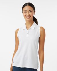 Image of Adidas - Women's Ottoman Sleeveless Polo