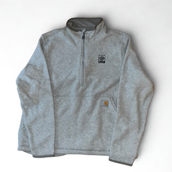 Image of SALE Carhartt Half-Zip Relaxed Fit Fleece Pullover (Size XL)