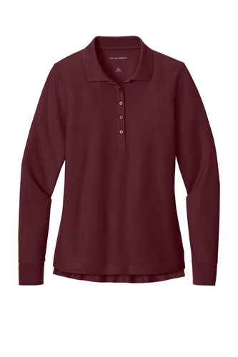 Port Authority Women's Wearever Signature Pique Long Sleeve Polo image thumbnail