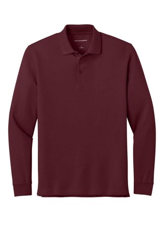 Port Authority Wearever Signature Pique Long Sleeve Polo image thumbnail