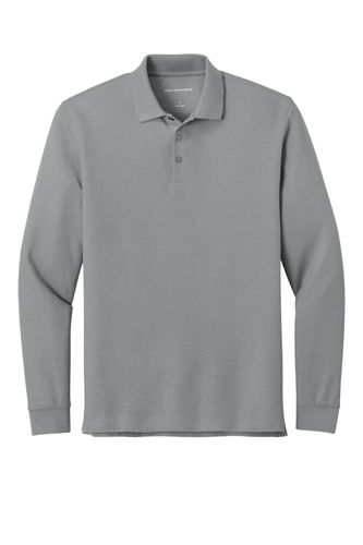 Port Authority Wearever Signature Pique Long Sleeve Polo image thumbnail