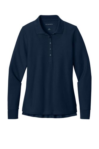 Port Authority Women's Wearever Signature Pique Long Sleeve Polo image thumbnail