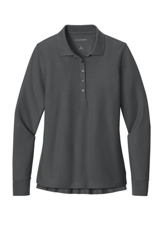 Port Authority Women's Wearever Signature Pique Long Sleeve Polo image thumbnail