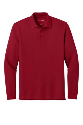 Port Authority Wearever Signature Pique Long Sleeve Polo image thumbnail