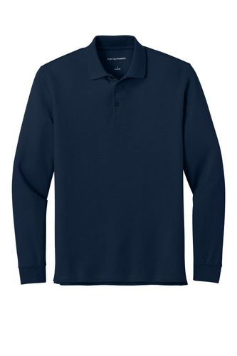Port Authority Wearever Signature Pique Long Sleeve Polo image thumbnail