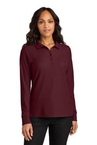 Port Authority Women's Wearever Signature Pique Long Sleeve Polo image thumbnail