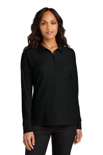 Port Authority Women's Wearever Signature Pique Long Sleeve Polo image thumbnail