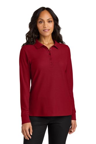 Port Authority Women's Wearever Signature Pique Long Sleeve Polo image thumbnail