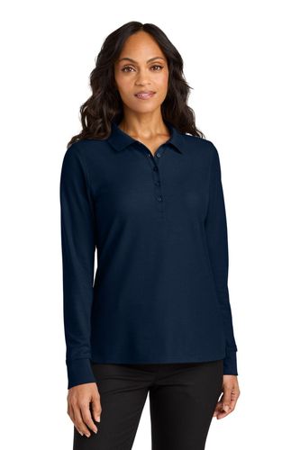 Port Authority Women's Wearever Signature Pique Long Sleeve Polo image thumbnail