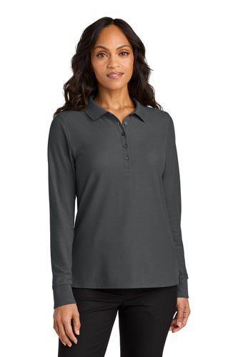 Port Authority Women's Wearever Signature Pique Long Sleeve Polo image thumbnail