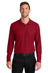 Image of Port Authority Wearever Signature Pique Long Sleeve Polo