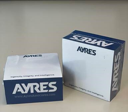 Image of Post-it Custom Printed Half Cube Notes