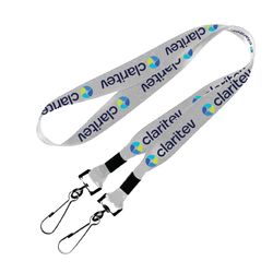 Image of 3/4" Double Ended Dye-Sub Lanyard