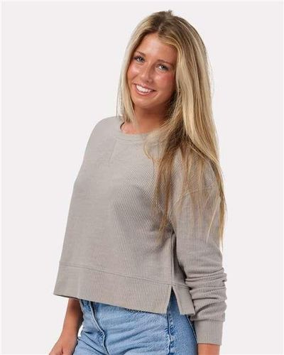 Boxecraft Women's Cropped Boxy Long Sleeve T-Shirt - FMS image thumbnail