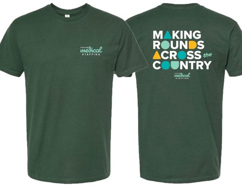 FMS Making Rounds Across the Country Tee - Forest Green image thumbnail