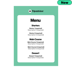 Image of PDF Limited Menu (4 x 5.5 in)