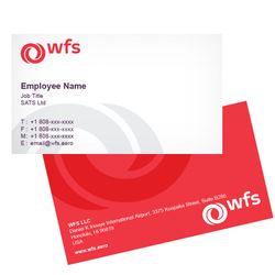 Image of WFS Official Business Cards [WFS500]