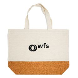 Image of 6oz Linen and Cork Tote Bag