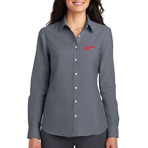 Port Authority® Ladies SuperPro™ Oxford Shirt [WFS104] image thumbnail