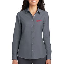 Image of Port Authority® Ladies SuperPro™ Oxford Shirt [WFS104]