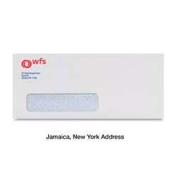 Image of Custom Envelopes - #9 Envelope with Window  [WFS422]