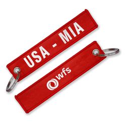 Image of Flight Tag Keychain - MIA
