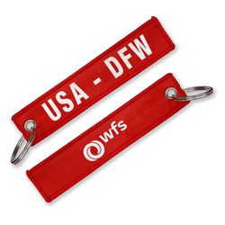 Image of Flight Tag Keychain - DFW