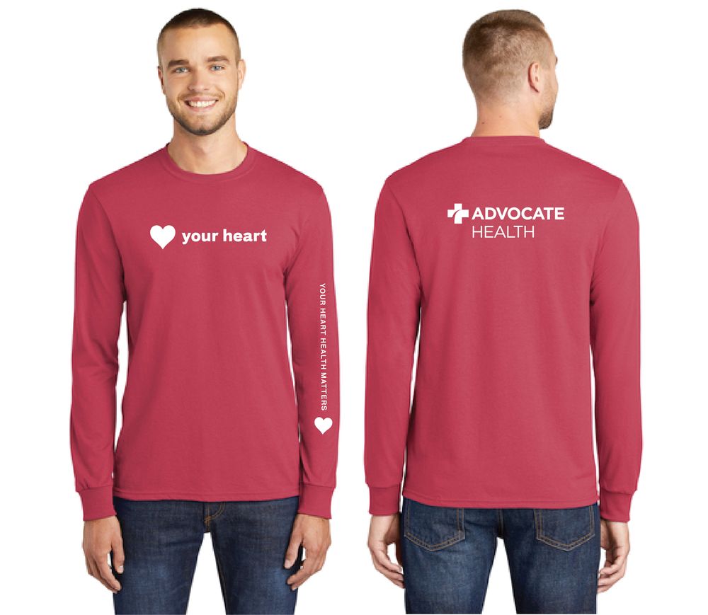 Advocate Health - Heart Health 2025 Long Sleeve Shirt primary image