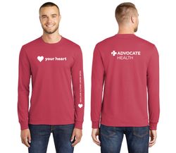 Image of Advocate Health - Heart Health 2025 Long Sleeve Shirt
