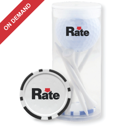 Image of Ball Tee & Tube with Poker Chip Ball Marker