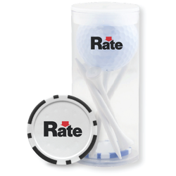 Image of Ball Tee & Tube with Poker Chip Ball Marker