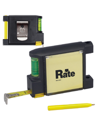 Image of Level Notepad Tape Measure