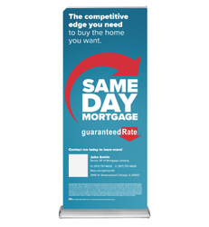 Image of Same Day Mortgage Retractable Banner (Personalized)