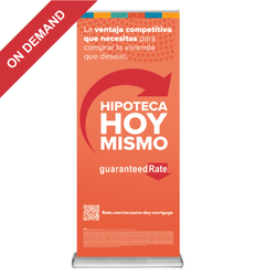 Image of Spanish Same Day Mortgage Retractable Banner