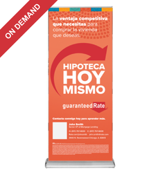 Image of Spanish Same Day Mortgage Retractable Banner Personlized